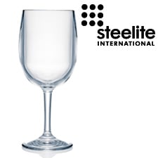 STEELITE WINE GLASSES