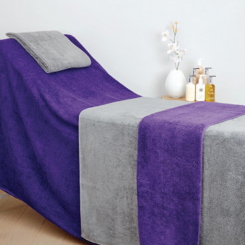 Mitre Comfort Enigma Massage Couch Cover Purple - Click to Enlarge