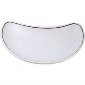 Churchill Black Line Crescent Salad Plates 202mm (Pack of 12) - Click to Enlarge
