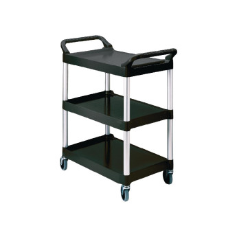 Rubbermaid Compact Utility Trolley Black - Click to Enlarge