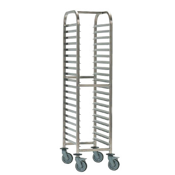 Matfer Bourgeat Full Gastronorm Racking Trolley 20 Shelf - Click to Enlarge