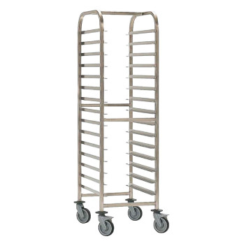 EAIS Stainless Steel Trolley 15 Shelves - Click to Enlarge