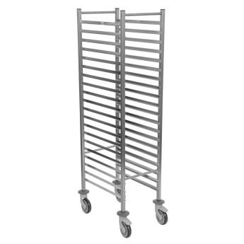 Matfer Bourgeat 20 Level GN Flat Pack Racking Trolley 1/1GN - Click to Enlarge