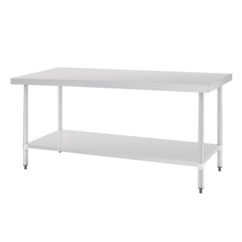 Vogue Stainless Steel Prep Table - Click to Enlarge