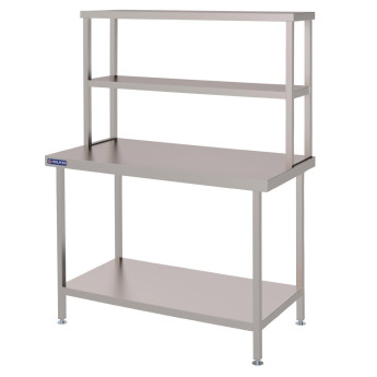 Holmes Stainless Steel Wall Table Welded with Double Gantry 650(D)mm - Click to Enlarge