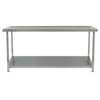 Parry Fully Welded Stainless Steel Centre Table with Undershelf - Click to Enlarge