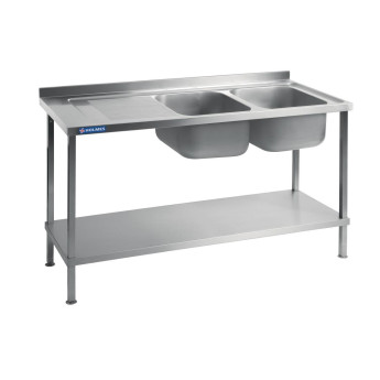 Holmes Fully Assembled Stainless Steel Sink Left Hand Drainer - Click to Enlarge