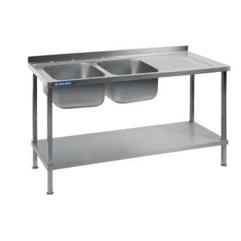 Holmes Fully Assembled Stainless Steel Sink Right Hand Drainer - Click to Enlarge
