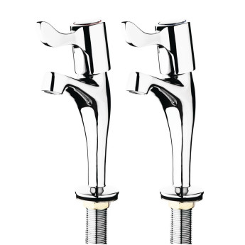 Vogue Basin Pillar Lever Taps (Pack of 2) - Click to Enlarge