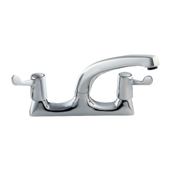KWC DVS Deck Mounted Mixer Tap With Levers - Click to Enlarge