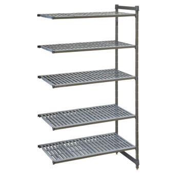 Cambro Camshelving Basics Plus Add-On Unit 5 Tier With Vented Shelves 2140H x 460D mm - Click to Enlarge