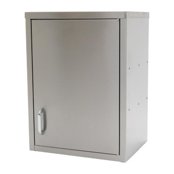 Parry Stainless Steel Hinged Wall Cupboard 600mm - Click to Enlarge