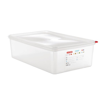 Araven Polypropylene 1/1 Gastronorm Food Storage Box 21Ltr (Pack of 4) - Click to Enlarge