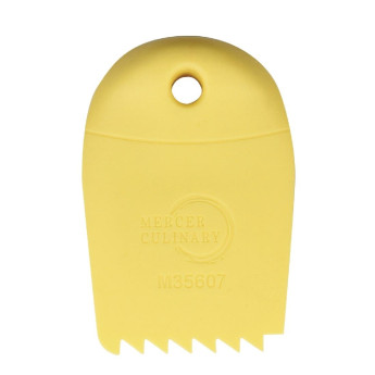 Mercer Culinary Saw Tooth Silicone Plating Wedge - Click to Enlarge