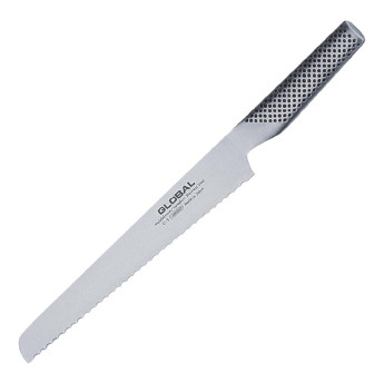 Global G 9 Bread Knife Serrated Blade 21.5cm - Click to Enlarge