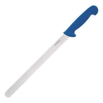 Hygiplas Serrated Slicer Blue 30.5cm - Click to Enlarge