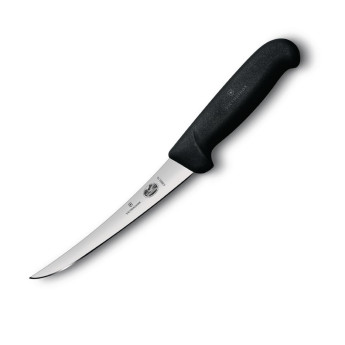 Victorinox Fibrox Boning Knife Narrow Curved Blade 15cm - Click to Enlarge