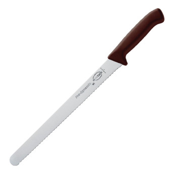 Dick Pro Dynamic HACCP Serrated Slicer Brown 30.5cm - Click to Enlarge