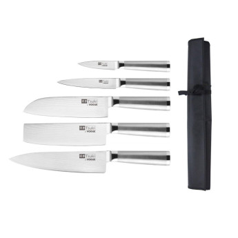 Vogue Tsuki 5 Piece Series 8 Knife Set and Wallet - Click to Enlarge