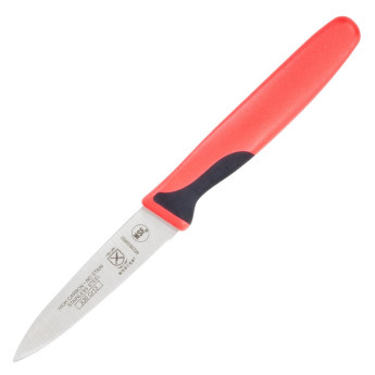 Mercer Culinary Millennia Slim Paring Knife Red 7.6cm - Click to Enlarge