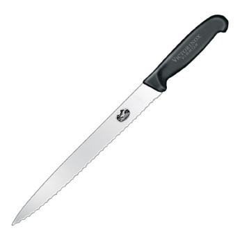 Victorinox Fibrox Slicing Knife 25.5cm - Click to Enlarge
