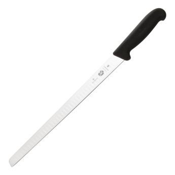 Victorinox Fibrox Scalloped Blade Salmon Knife 30.5cm - Click to Enlarge