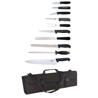 Victorinox 11 Piece Knife Set with Wallet - Click to Enlarge