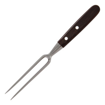 Victorinox Wooden Handled Carving Fork 15cm - Click to Enlarge