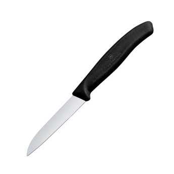Paring Knife, Straight Blade 8cm Black - Click to Enlarge