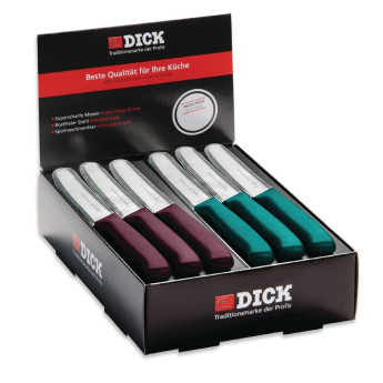 Dick Countertop 40 Piece Utility Knife Box Purple and Turquoise - Click to Enlarge