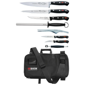 Dick 8 Piece Knife Set With Case - Click to Enlarge