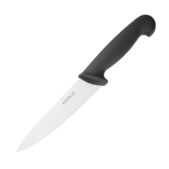 Hygiplas Chefs Knife Black 15.5cm - Click to Enlarge