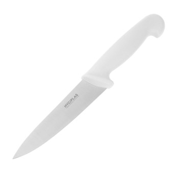 Hygiplas Chefs Knife White 16cm - Click to Enlarge