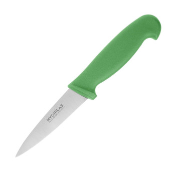 Hygiplas Paring Knife Green 9cm - Click to Enlarge