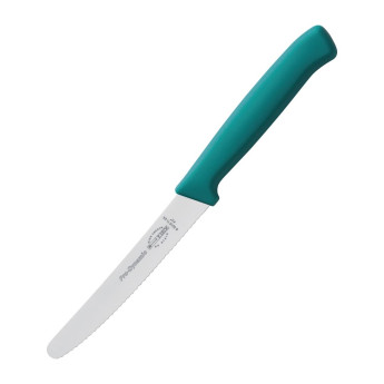 Dick Pro Dynamic Serrated Utility Knife Turquoise 11cm - Click to Enlarge