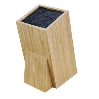Vogue Wooden Universal Knife Block - Click to Enlarge