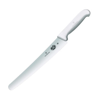 Victorinox Serrated Pastry Knife White 25.5cm - Click to Enlarge
