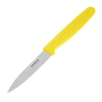 Hygiplas Paring Knife Yellow 7.6cm - Click to Enlarge