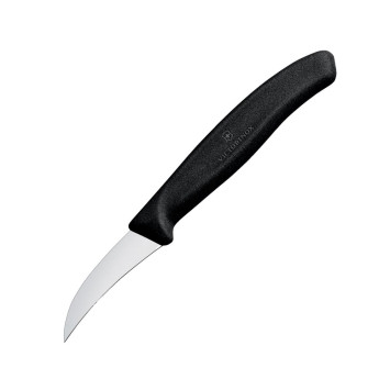 Victorinox Shaping Knife Curved Blade 8cm Black - Click to Enlarge