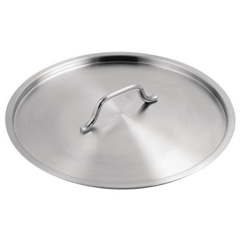 Vogue Stainless Steel Saucepan Lid 360mm - Click to Enlarge