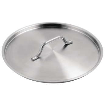 Vogue Stainless Steel Saucepan Lid 280mm - Click to Enlarge