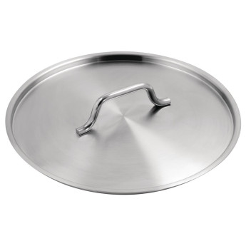 Vogue Stainless Steel Saucepan Lid 320mm - Click to Enlarge