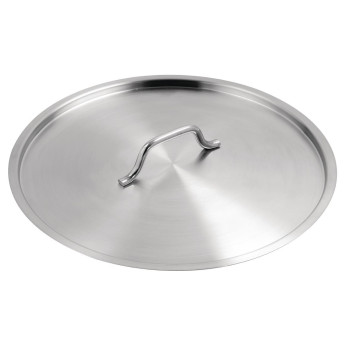 Vogue Stainless Steel Saucepan Lid 400mm - Click to Enlarge