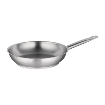 Vogue Stainless Steel Induction Frying Pan 280mm - Click to Enlarge