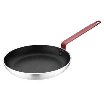 Hygiplas Non-Stick Teflon Aluminium Platinum Plus Frying Pan with Red Handle 280mm - Click to Enlarge