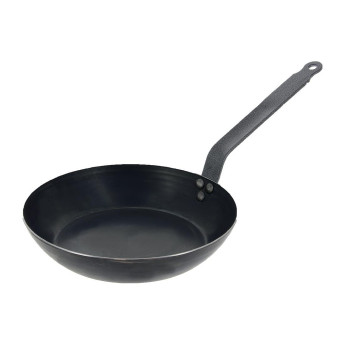 De Buyer Black Iron Frying Pan 200mm - Click to Enlarge