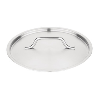 Vogue Stainless Steel Saucepan Lid 240mm - Click to Enlarge