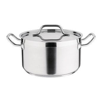 Essentials Stainless Steel Stew Pot 5.6Ltr - Click to Enlarge