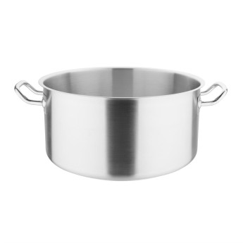 Vogue Stainless Steel Stew Pan 18.5Ltr - Click to Enlarge