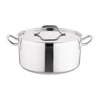 Essentials Stainless Steel Stew Pot 12Ltr - Click to Enlarge